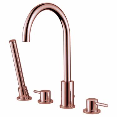 ABBER Wasser Kreis AF8113RG на борт ванны, розовое золото