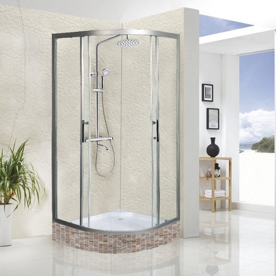 WeltWasser WW500 С 100х100 10000004086 профиль Хром матовый стекло прозрачное без поддона
