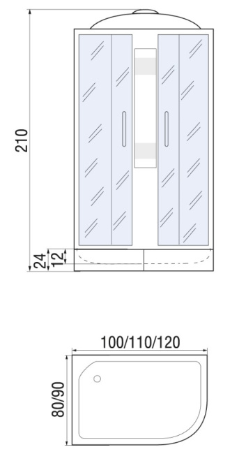 River Nara 120/90/24 MT L