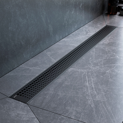 Am.Pm MasterFlow 80 W01SC-P11-080-01BM с Черной матовой решеткой Cut Gradient