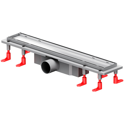 Am.Pm PrimeFlow 50 W02SC-U11-050-04SB с решеткой Хром матовый / под плитку Tile