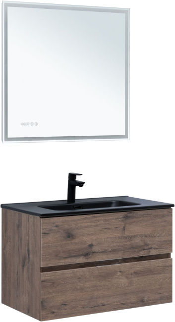 Aquanet Алвита New 80 2 ящика, дуб веллингтон табак (00334186)