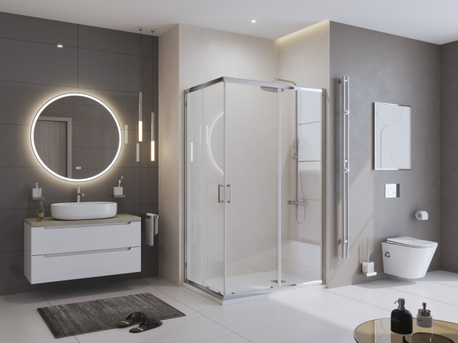 BelBagno UNO TRAY-MR-UNO-AH-120/80-35-W-CR