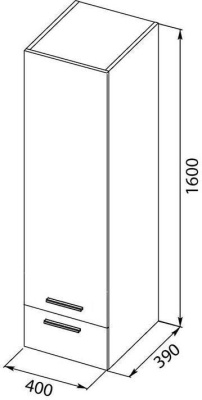 Aquanet Верона 40 белый (подвесной)