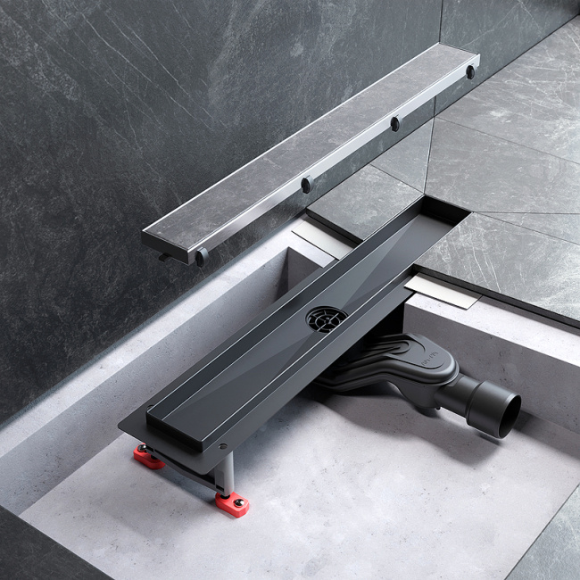 Am.Pm MasterFlow 50 W01SC-U11-050-04SB с решеткой Хром матовый / под плитку Tile