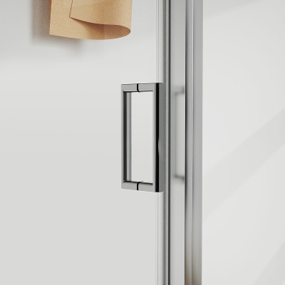 Vincea City 120х90 VSR-5CT9012MT профиль Хром стекло текстурное без поддона