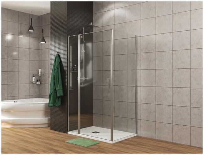 Allen Brau Priority 120x80 3.31007.00 + 3.31013.00 хром без поддона