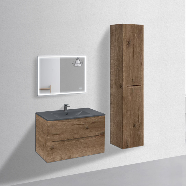 Vincea Mia 750 подвесная, 2 выкатных ящика soft close, V.Oak