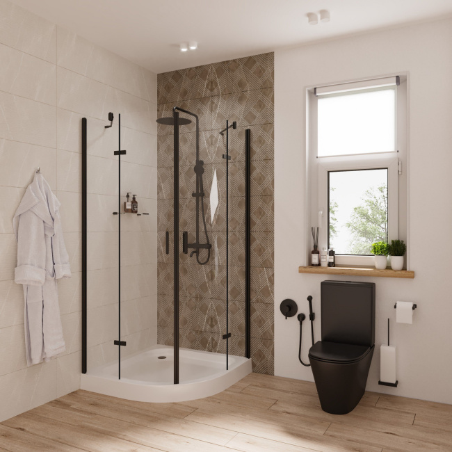 Niagara Nova NG-6816-08 BLACK 100x100 без поддона