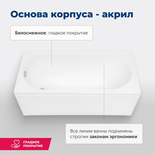 Aquanet Light 160x70 (с каркасом)