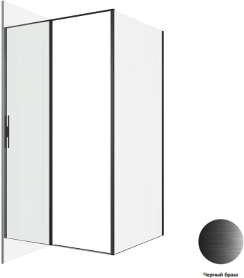 Allen Brau Priority 120x100 3.31009.BBA + 3.31021.BBA черный браш без поддона