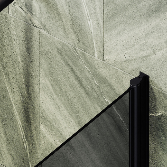 MaybahGlass поворотная на монопетле, 6 мм, Стекло Графит, 60x140 (MGV-613-6)