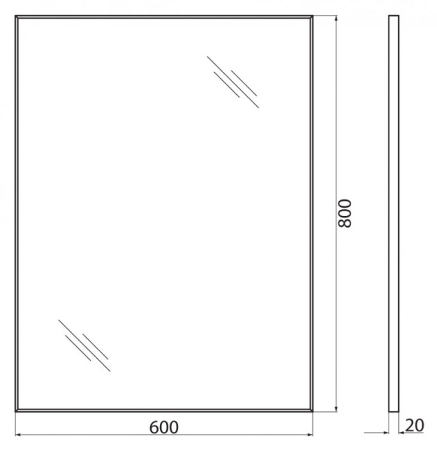 BelBagno 60x80 SPC-AL-600-800