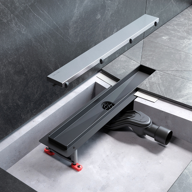 Am.Pm MasterFlow 50 W01SC-U11-050-04SB с решеткой Хром матовый / под плитку Tile