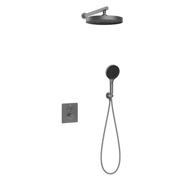 Vincea Inspire VSFW-3I21MT2GM встраиваемый, термостат, двухрежимный, вороненая сталь