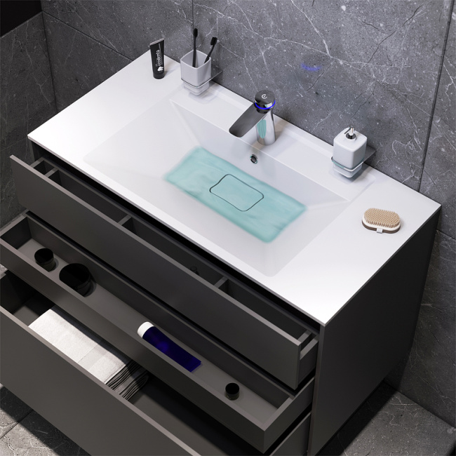 AM.PM Inspire V2.0 100 M50AFHX1003GM подвесная Графит матовая