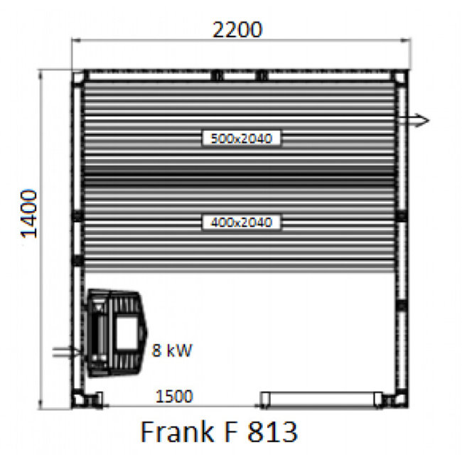 Frank F 818 (180x140x210) Липа Экстра
