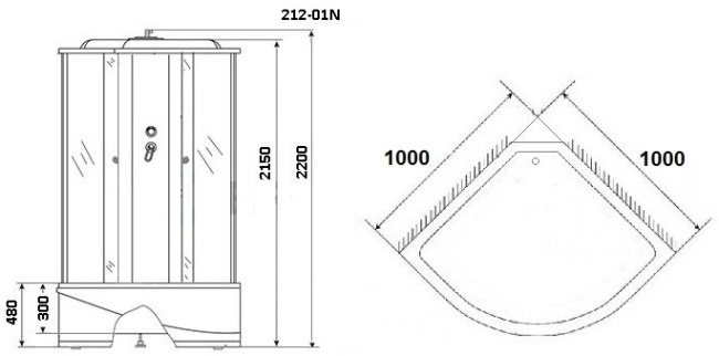 Niagara Ultra NG-212-01N 100x100