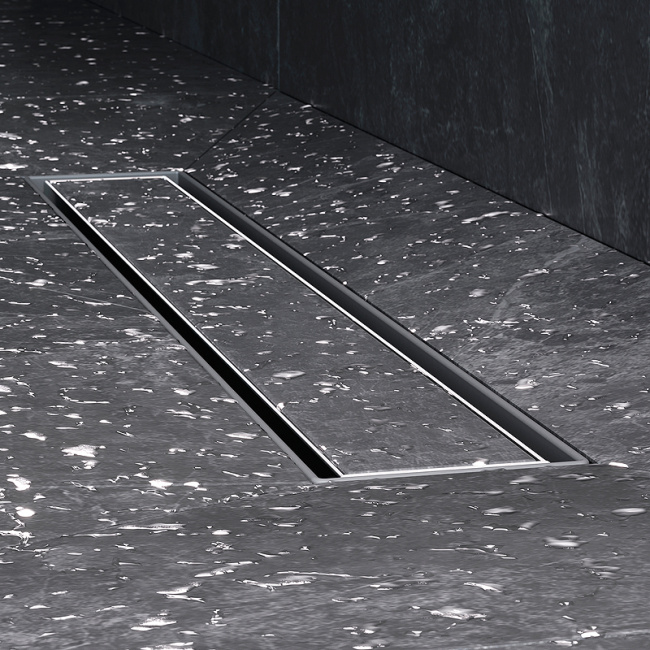 Am.Pm MasterFlow 50 W01SC-U11-050-04SB с решеткой Хром матовый / под плитку Tile