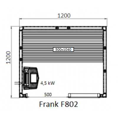 Frank F 802 (120x120x210) Липа Экстра