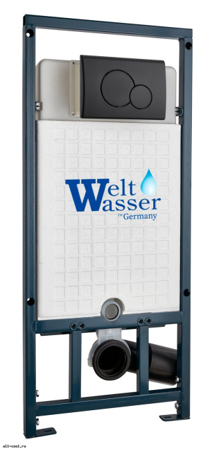 WeltWasser WW MARBERG 507 + RD BL кнопка черная