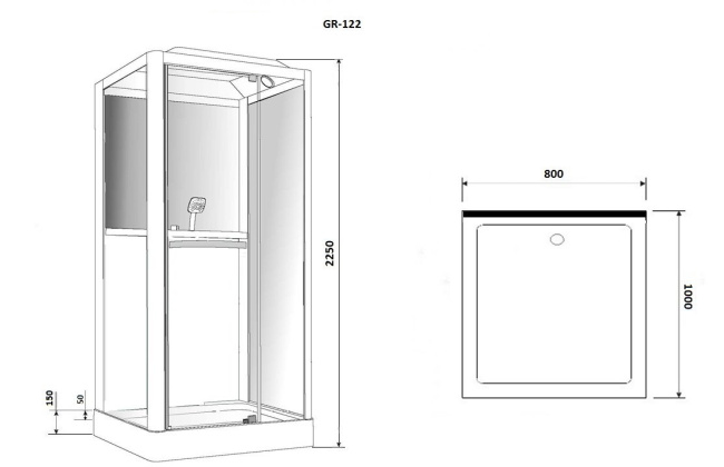 Grossman GR-122 80x100