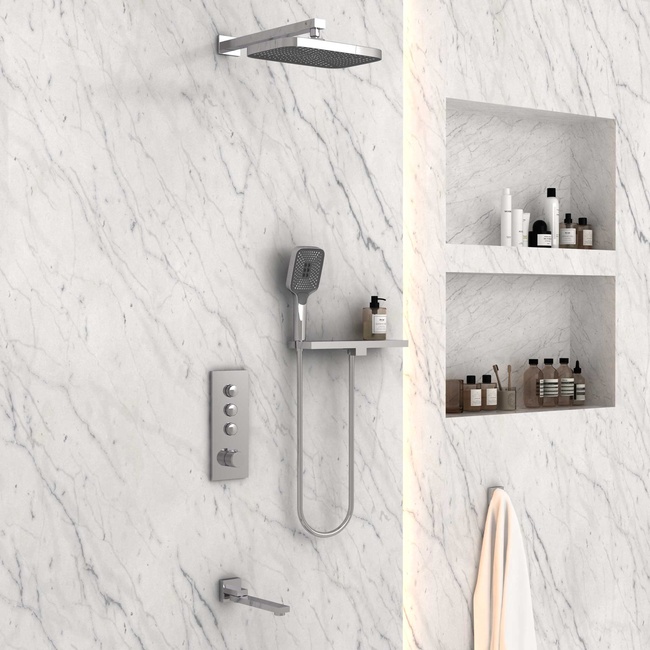 Vincea VSFW-431T1RCH встраиваемый, термостатический, трехрежимный, хром