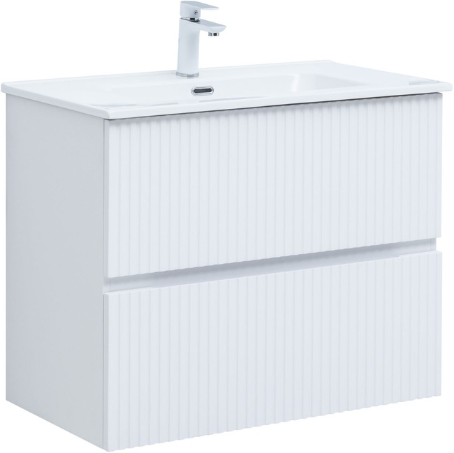 Aquanet Джейн 80 белый матовый без раковины