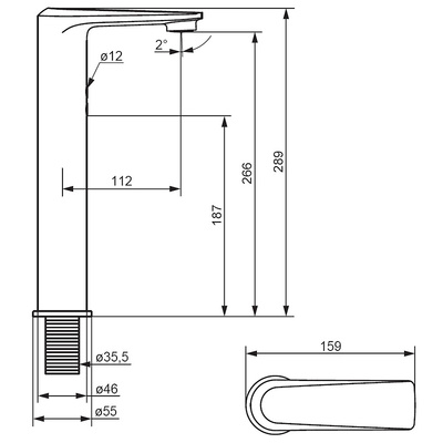 Damixa Jupiter 770280300 Черный матовый