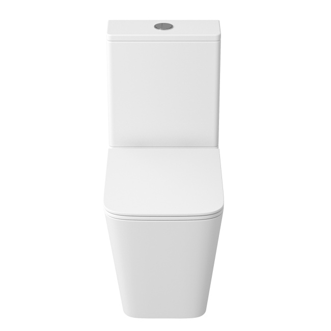 Grossman GR-4418MSQ (610х365х825) безободковый,смыв торнадо,белый матовый с тонкой крышкой,2 места