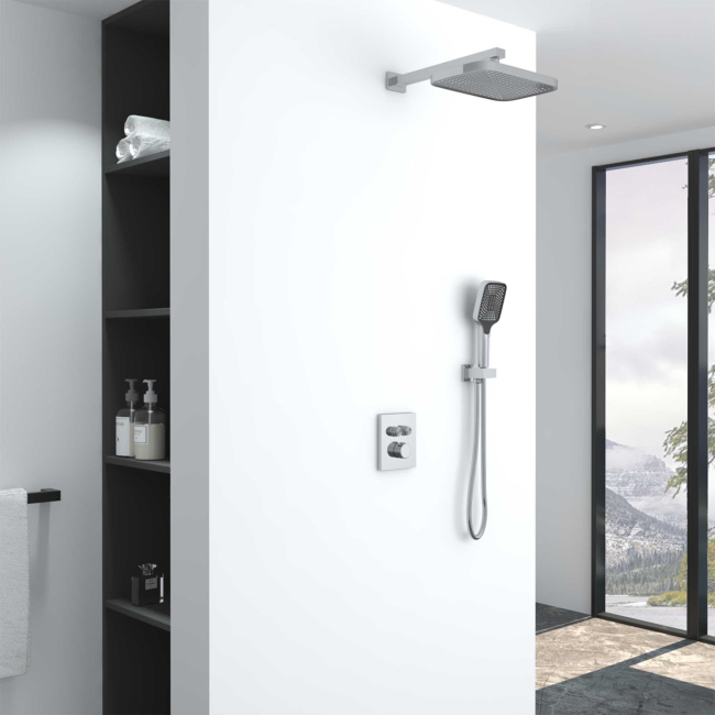 Vincea VSFW-321MT1CH встраиваемый, термостатический, двухрежимный, хром