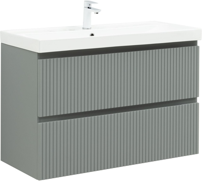 Aquanet Джейн 100 мисти грин с раковиной Flat