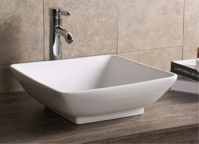 Ceruttispa CR7034D накладная, белая, квадратная 420х420х130
