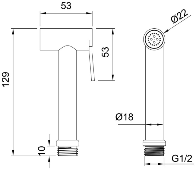 Allen Brau Priority 5.31028-MG графит браш
