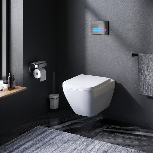 AM.PM Spirit V2.0 Square FlashClean C701701SC подвесной с сиденьем микролифт