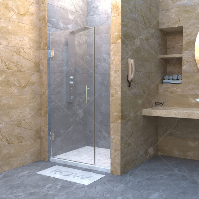 RGW HO-012 Хром/Прозрачное/8 мм/120*195