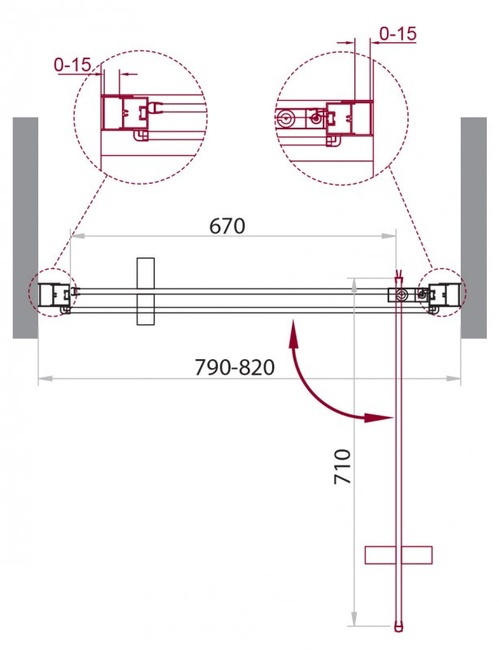BelBagno MARMI-B-1-80-C-Cr