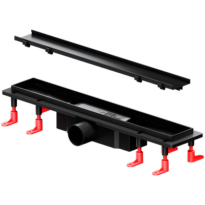 Am.Pm PrimeFlow 50 W02SC-U11-050-04BM с Черной матовой решеткой / под плитку Tile