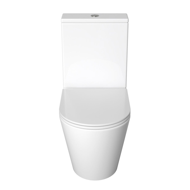 Grossman GR-4458SQ (640х360х835) безободковый,белый с тонкой крышкой,микролифт,смыв торнадо,2 места